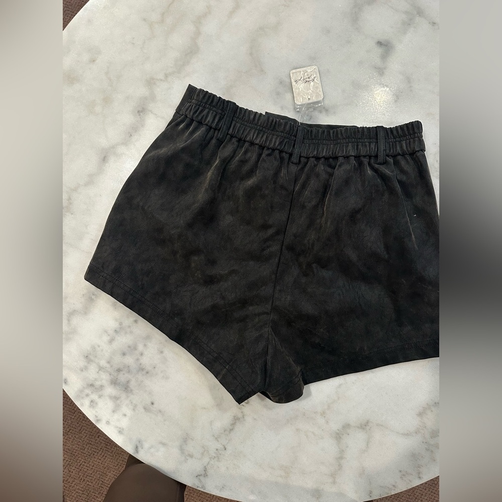 Free People Roma Vegan Suede High Waist Shorts - Picture 6 of 6